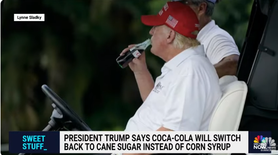 Ο Τραμπ πιέζει την Coca-Cola να αντικαταστήσει το σιρόπι καλαμποκιού με ζάχαρη από ζαχαροκάλαμο: Μια αλλαγή που θα ταράξει την αγορά;